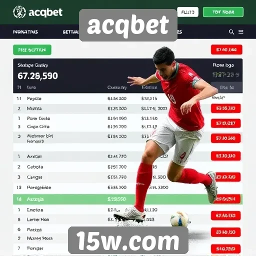 Apostas esportivas em alta no site acqbet